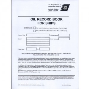 Oil Record Book